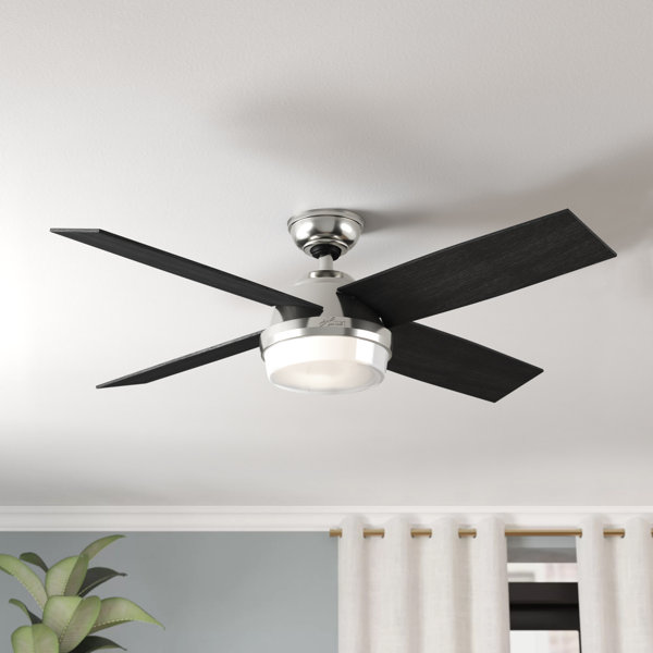 Hunter Fan 52" Dempsey 4 - Blade LED Standard Ceiling Fan with Remote